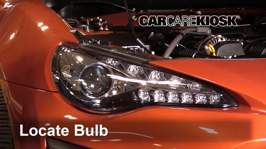 2017 Toyota 86 2.0L 4 Cyl. Coupe (2 Door) Lights Turn Signal - Front (replace bulb)